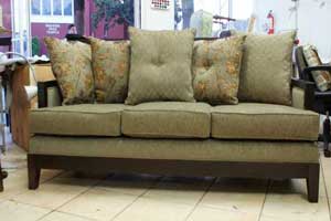 Full 3 person Sofa upholstered Los Angeles by Upholstery Shop Los Angeles